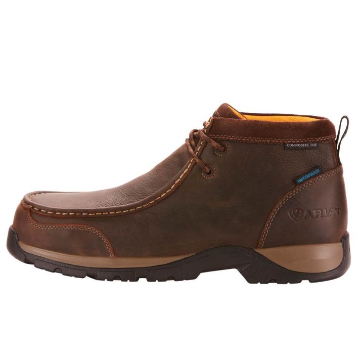 Ariat Edge LTE Moc Wasserdichte Composite Kappe Arbeits Boot Dunkelbraun | 4rbnXOny