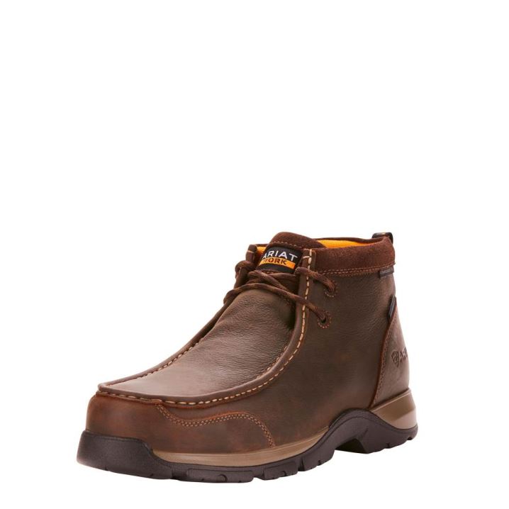 Ariat Edge LTE Moc Wasserdichte Composite Kappe Arbeits Boot Dunkelbraun | 4rbnXOny