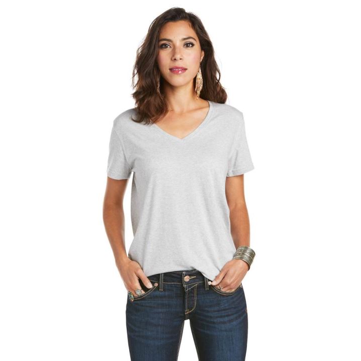 Ariat Element T-Shirt Grau | tMWmL4Xz