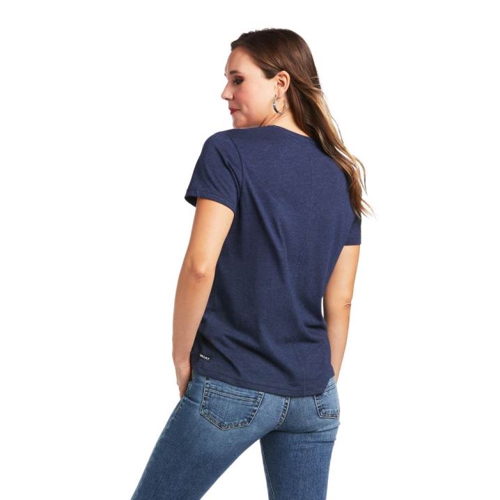 Ariat Element T-Shirt Navy | 2k0PCrCN