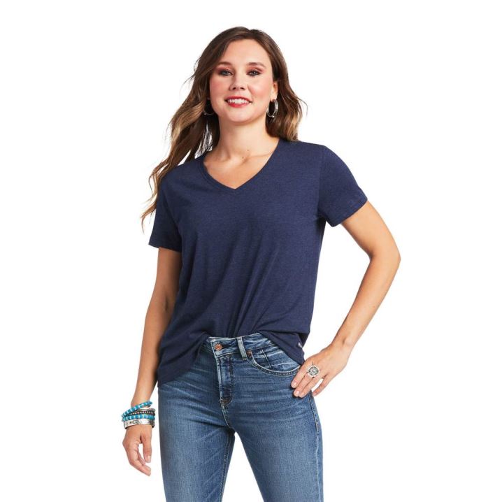 Ariat Element T-Shirt Navy | 2k0PCrCN