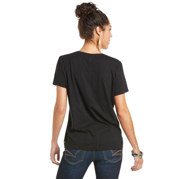 Ariat Element T-Shirt Schwarz | IclukclN