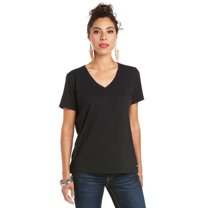 Ariat Element T-Shirt Schwarz | IclukclN