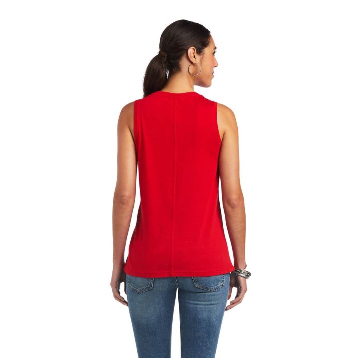 Ariat Element Tank Salsa | OFKOAUBJ