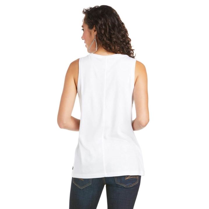 Ariat Element Tank Weiß | PhWRHdBs