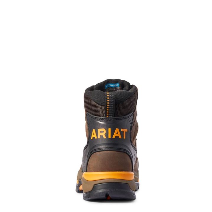 Ariat Endeavor 6" Wasserdichte Arbeits Boot Schokolade Braun | iYv0zcI6