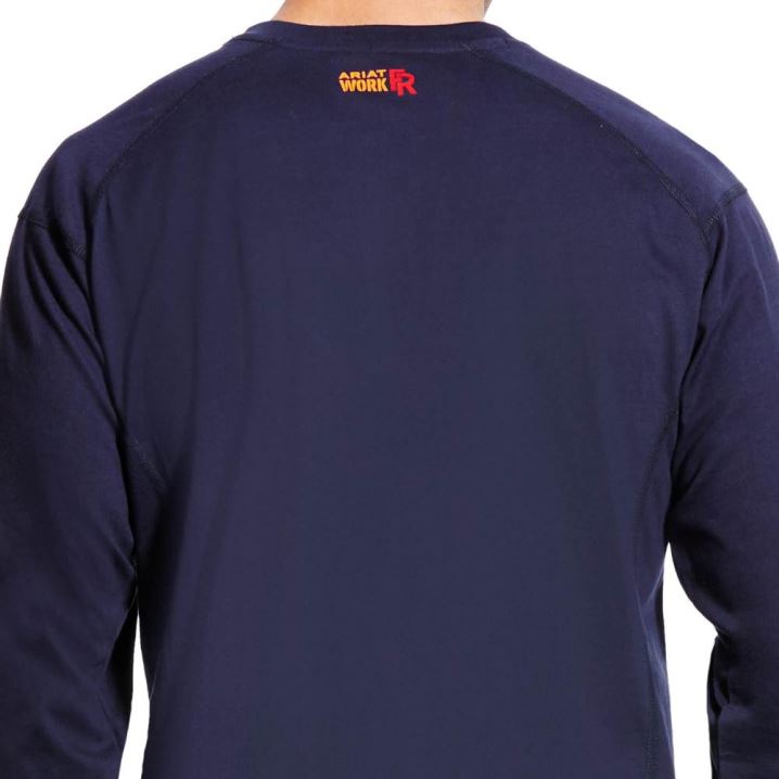 Ariat FR Air Crew T-Shirt Navy | zv8eKdbY