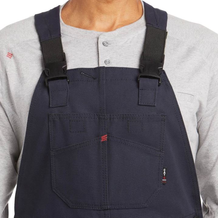 Ariat FR Canvas Unlined Bib Navy | tyEgUqnN