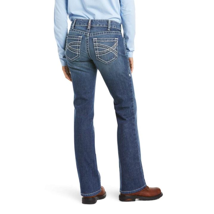 Ariat FR DuraStretch Entwined Boot Cut Jean Oceanside | 2p44fq98