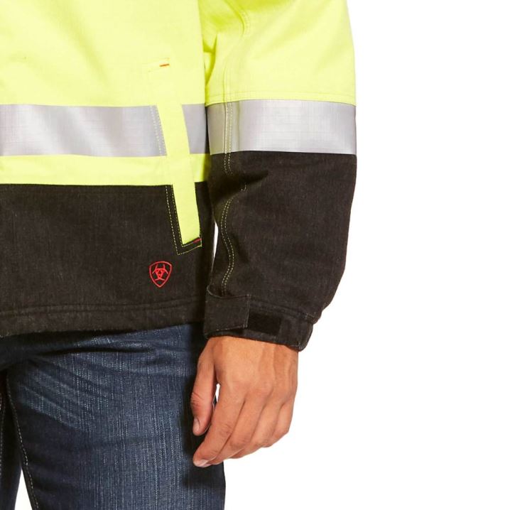 Ariat FR Hi-Vis Wasserdichte Insulated Jacket Gelb | HgJAUX85