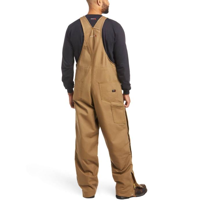 Ariat FR Insulated Overall 2.0 Bib Khaki | CJzvQGwN