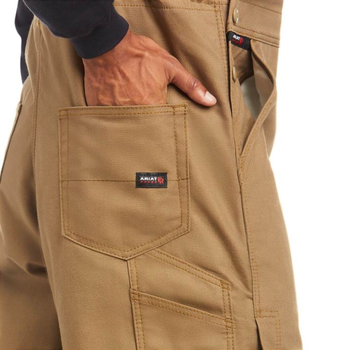 Ariat FR Insulated Overall 2.0 Bib Khaki | CJzvQGwN