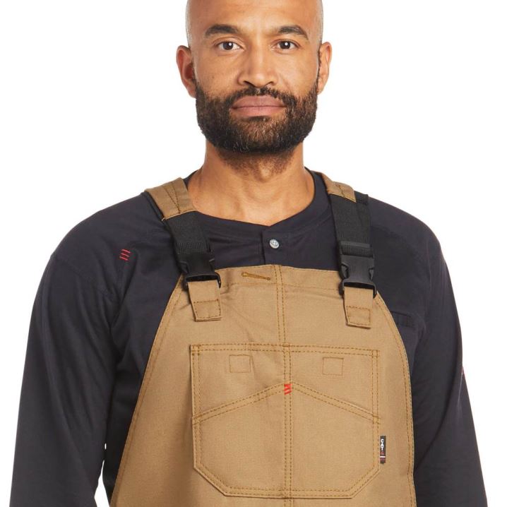 Ariat FR Insulated Overall 2.0 Bib Khaki | CJzvQGwN