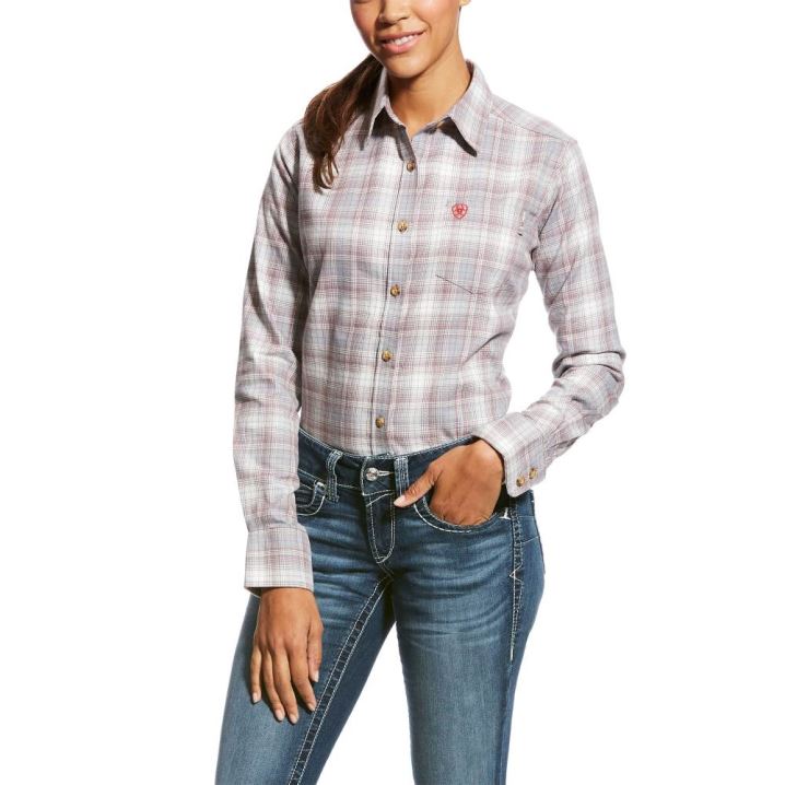 Ariat FR Jolene Arbeits Shirt Mehrfarbig | EVSITZhY