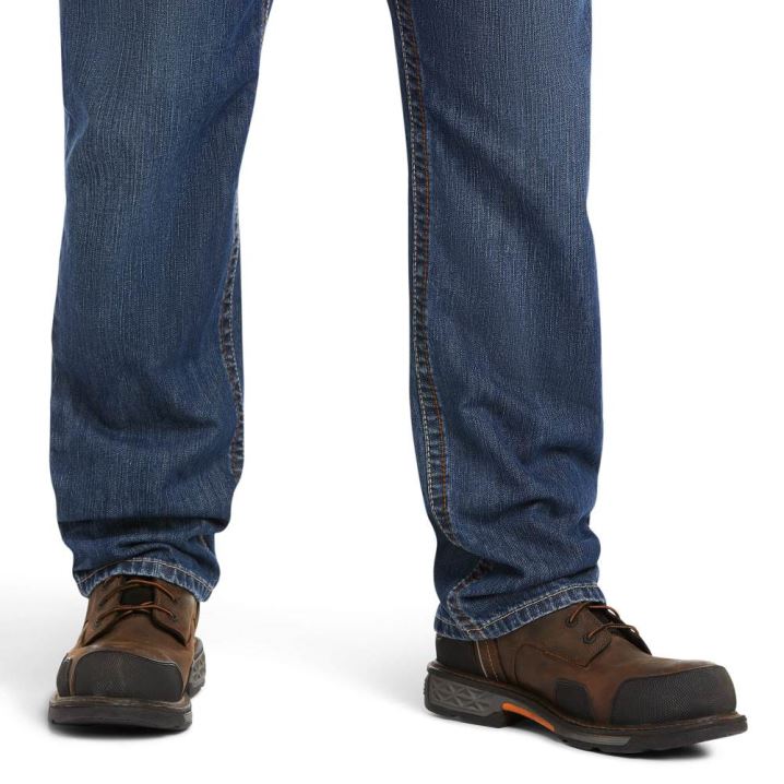 Ariat FR M3 Loose Basic Stackable Straight Leg Jean Flint | iBIw21pA