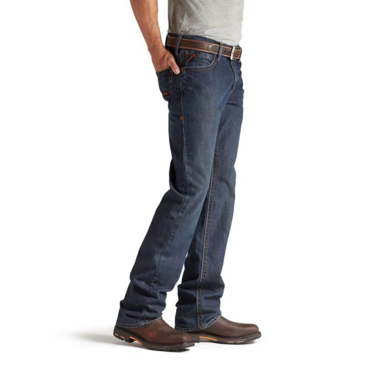 Ariat FR M4 Relaxed Basic Boot Cut Jean Shale | HK6plk2d