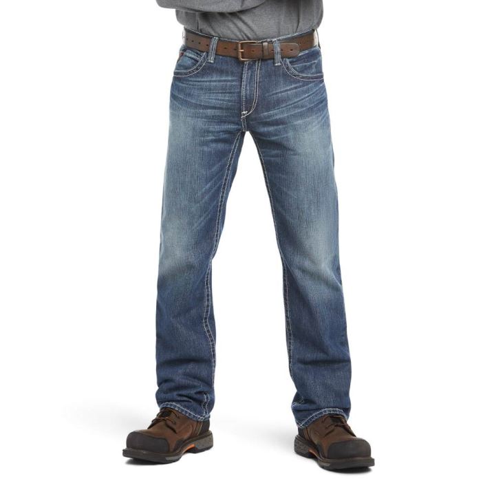 Ariat FR M4 Relaxed Ridgeline Boot Cut Jean Glacier | tiWoTSua