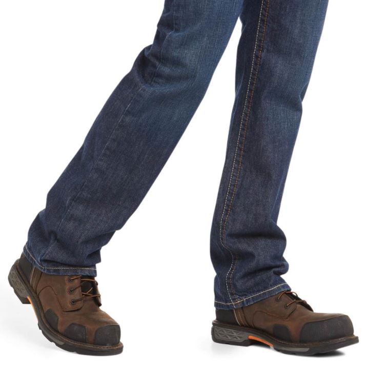 Ariat FR M5 Straight Basic Stackable Straight Leg Jean Shale | Scrxmfed