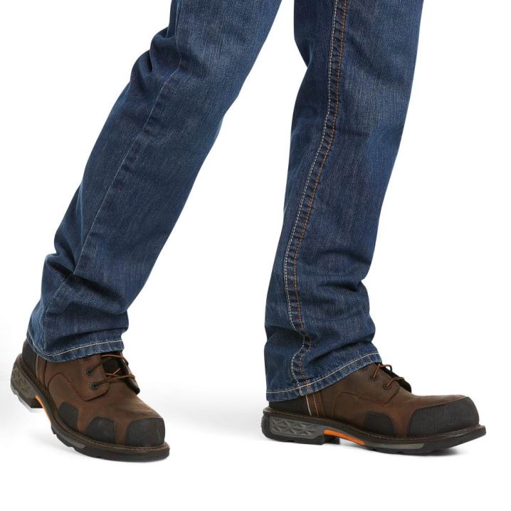 Ariat FR M5 Straight Basic Stackable Straight Leg Jean Clay | qOB1skdK