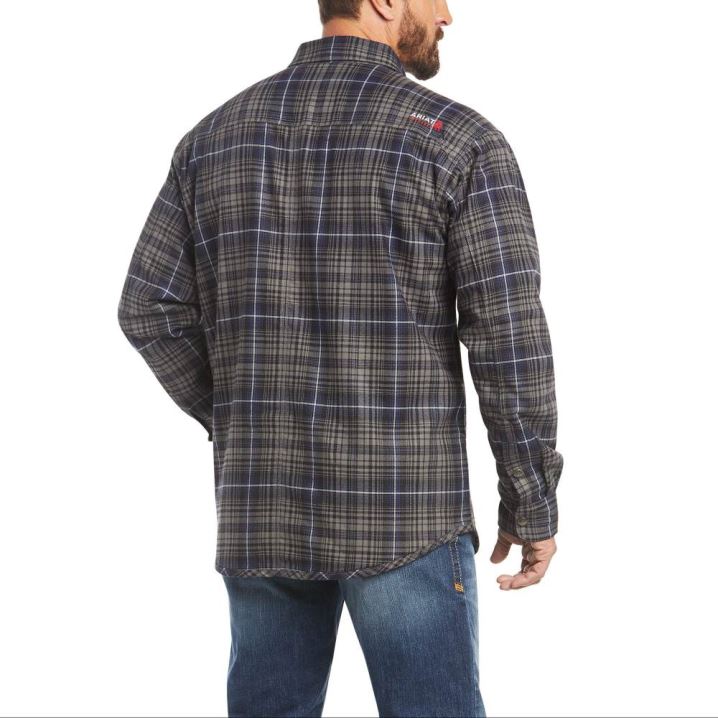 Ariat FR Monument Shirt Jacket Grau | 2wq0DEPe