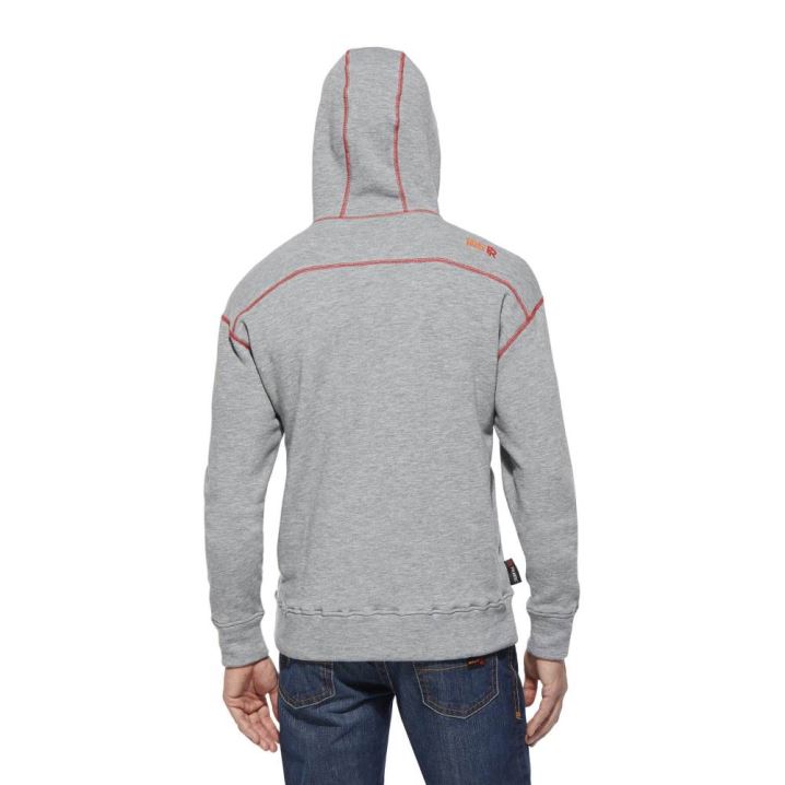 Ariat FR Polartec Hoodie Grau | O3RPVe4c