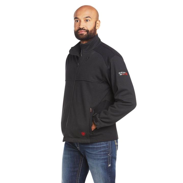 Ariat FR Polartec Plattform Jacket Schwarz | RonPwR7c