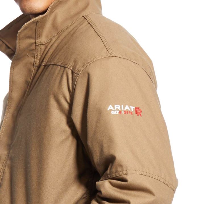 Ariat FR Workhorse Insulated Jacket Khaki | fNcjSs1o