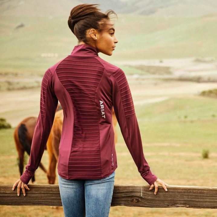 Ariat Facet Baselayer Windsor Wine | wIoVafcJ