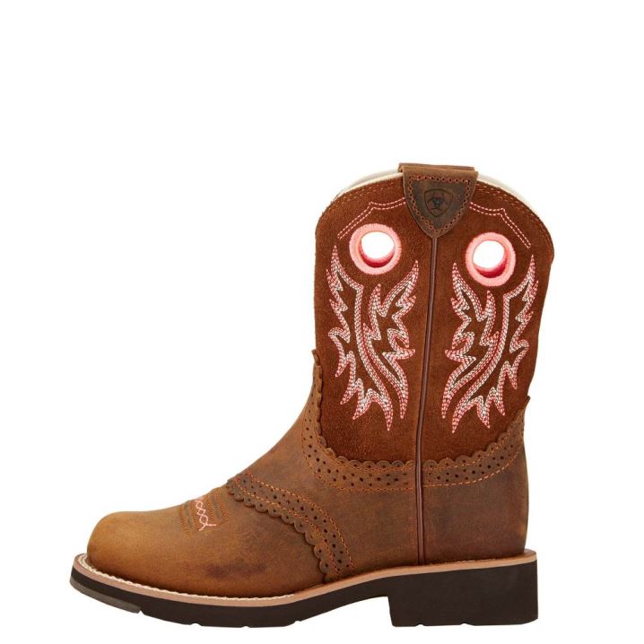 Ariat Fatbaby Cowgirl Western Boot Braun | NTKRzxKE