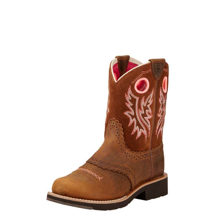 Ariat Fatbaby Cowgirl Western Boot Braun | NTKRzxKE