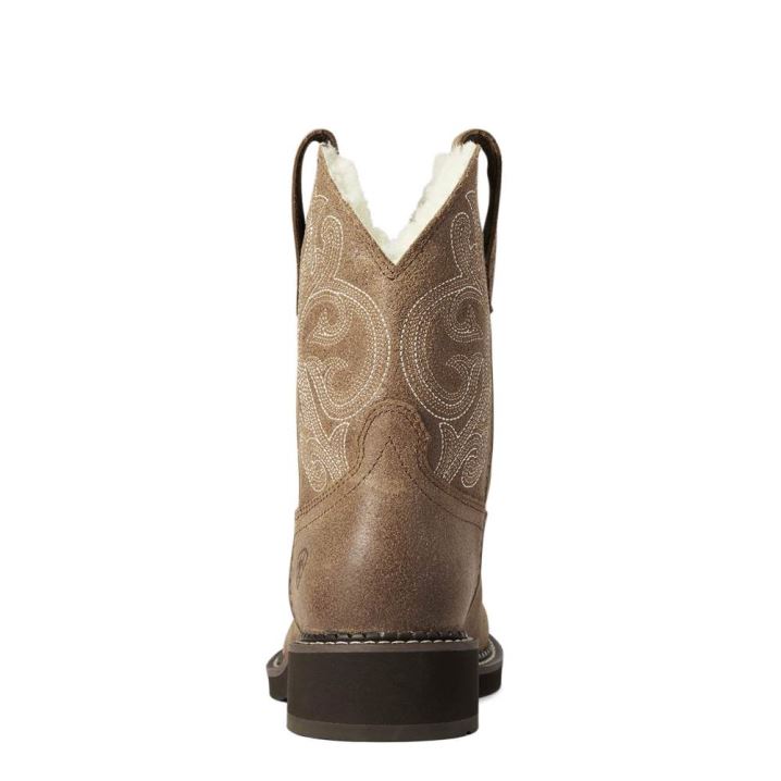 Ariat Fatbaby Cozy Western Boot Grau Braun | 7DULYzwT