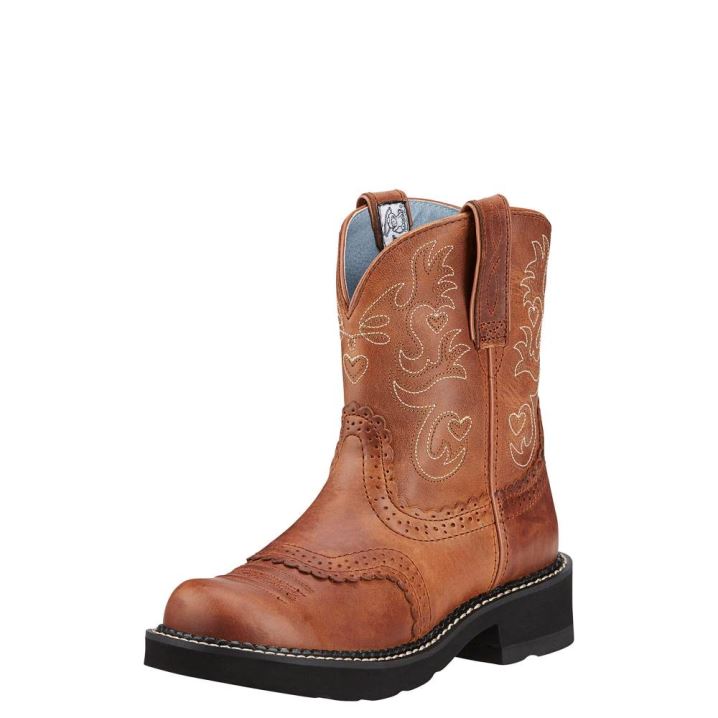 Ariat Fatbaby Saddle Western Boot Russet Rebel | jlxWr5iR