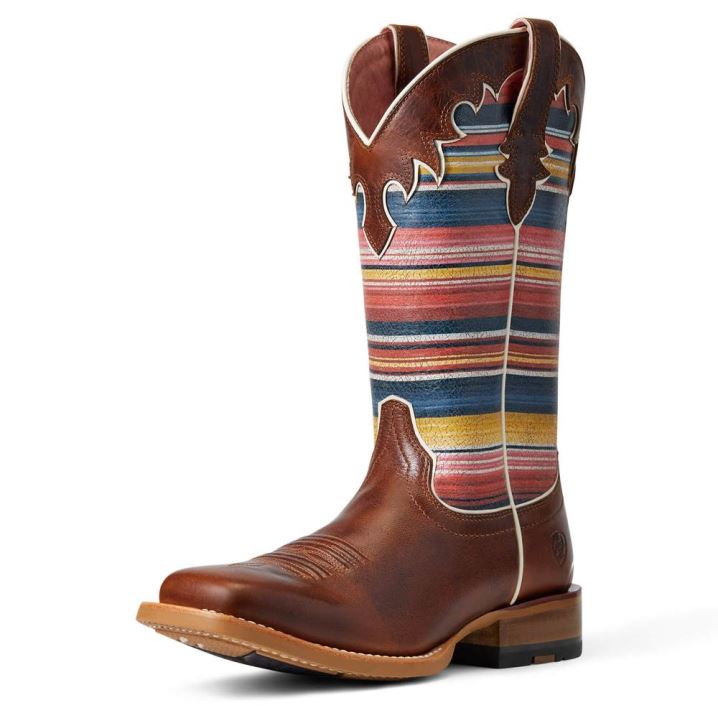 Ariat Fiona Western Boot Braun | ayVuWXbg