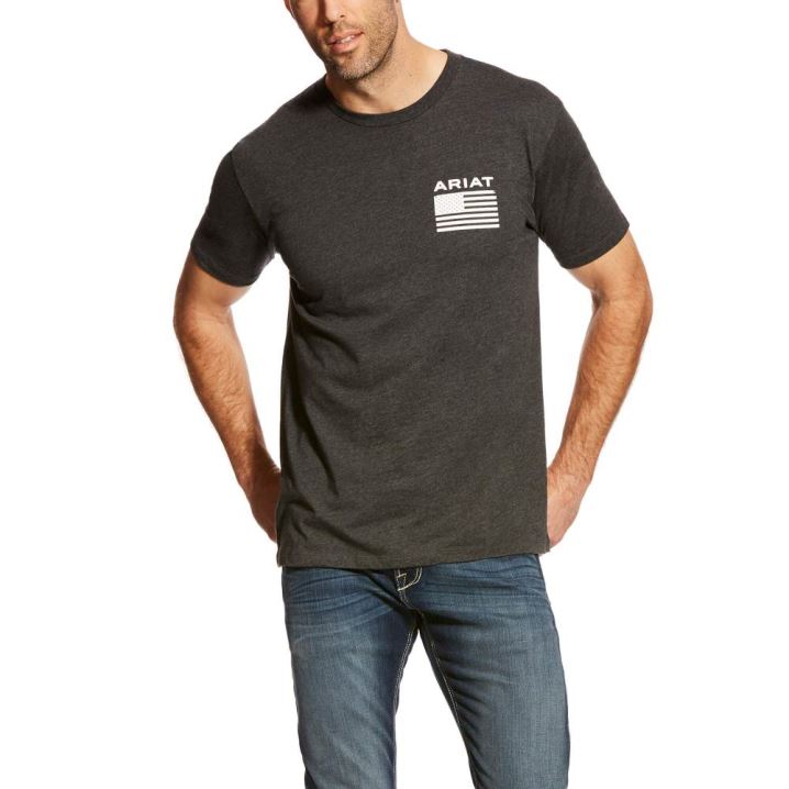 Ariat Freedom T-Shirt Grau | rTFi1L3v