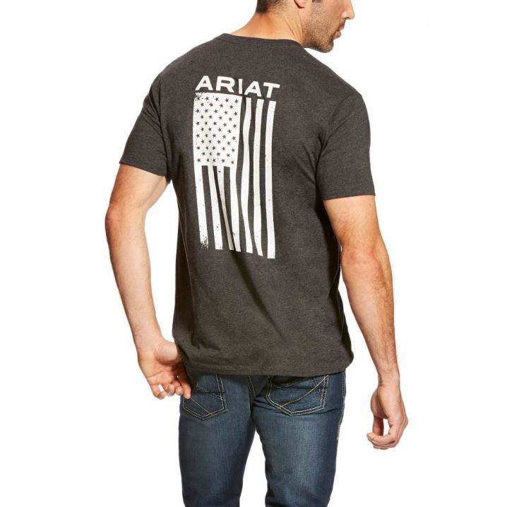 Ariat Freedom T-Shirt Grau | rTFi1L3v