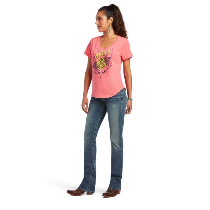 Ariat Green Machine Tee Koralle | MBsFiluI