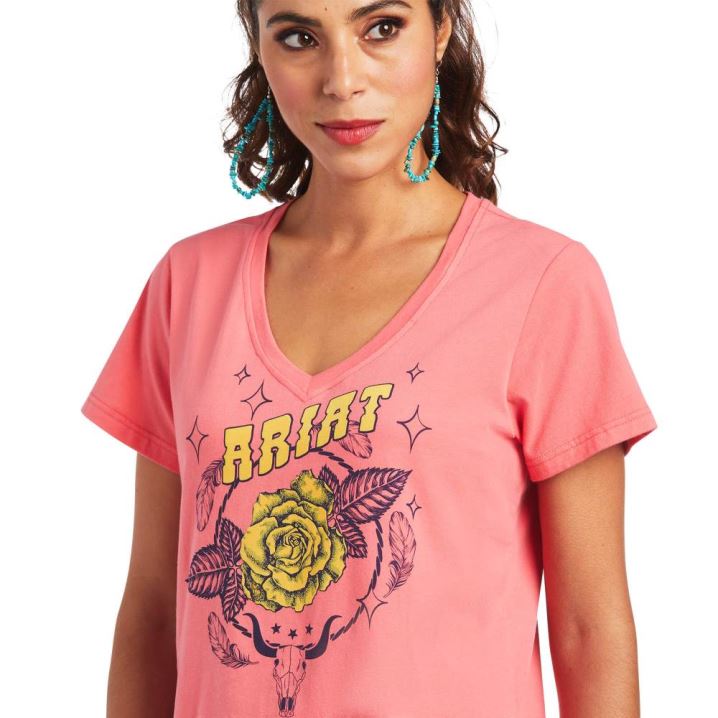 Ariat Green Machine Tee Koralle | MBsFiluI