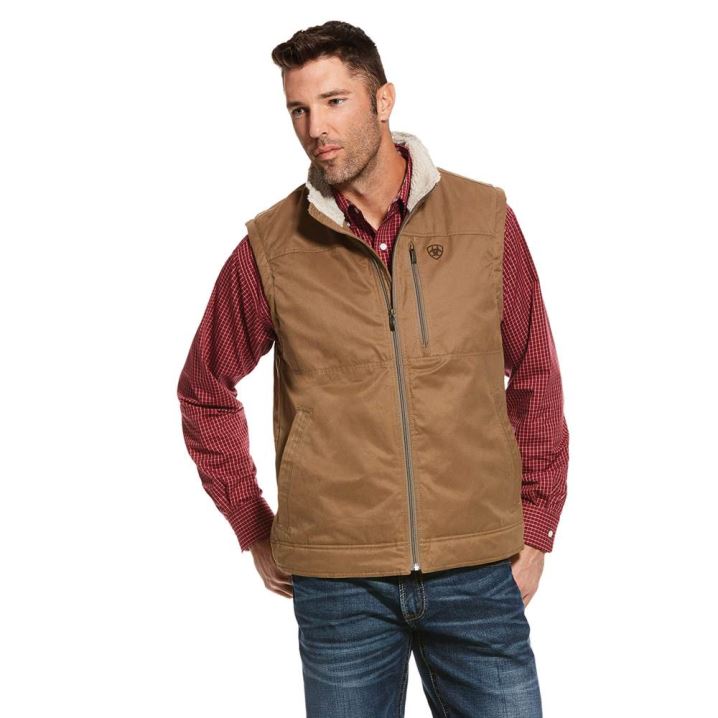 Ariat Grizzly Canvas Vest Cub | dMtT2DtL