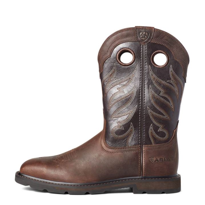 Ariat Groundwork Arbeits Boot Braun | cJ8aPafX