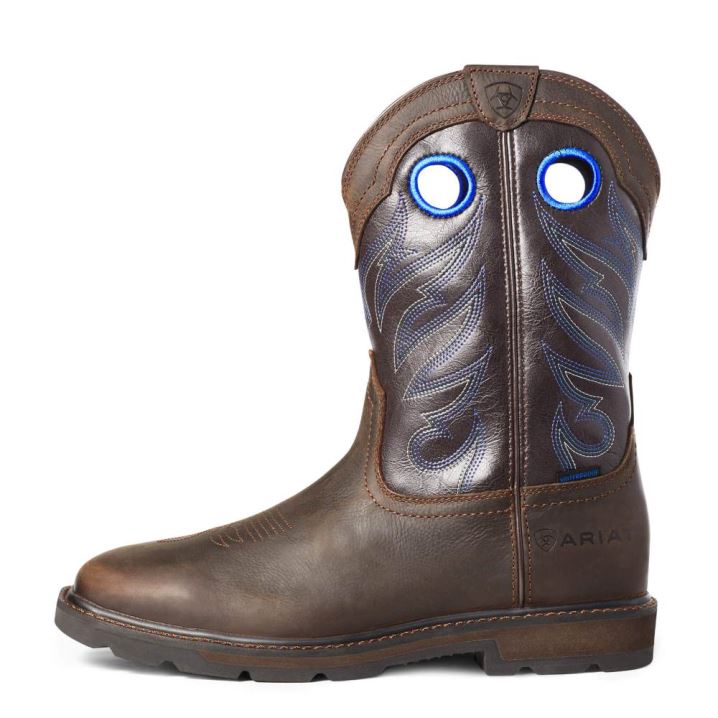 Ariat Groundwork Wasserdichte Arbeits Boot Dunkelbraun | KbSBXz9n