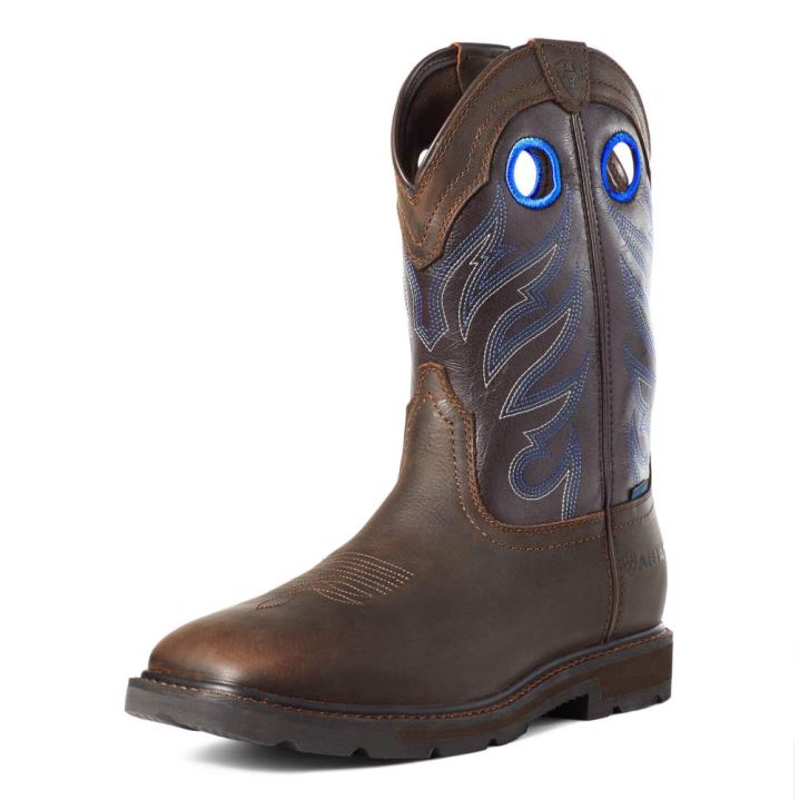 Ariat Groundwork Wasserdichte Arbeits Boot Dunkelbraun | KbSBXz9n