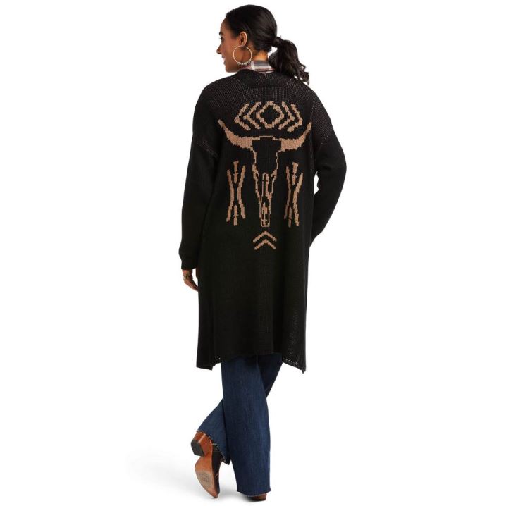 Ariat Hoedown Cardigan Schwarz | DwfTt3IB