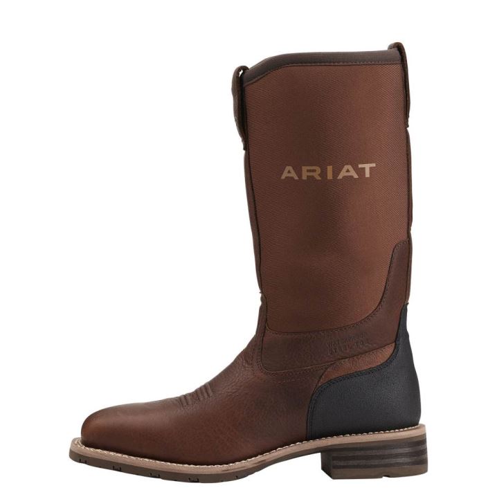 Ariat Hybrid All Weather Wasserdichte Steel Kappe Arbeits Boot Braun | pk9HC5UC