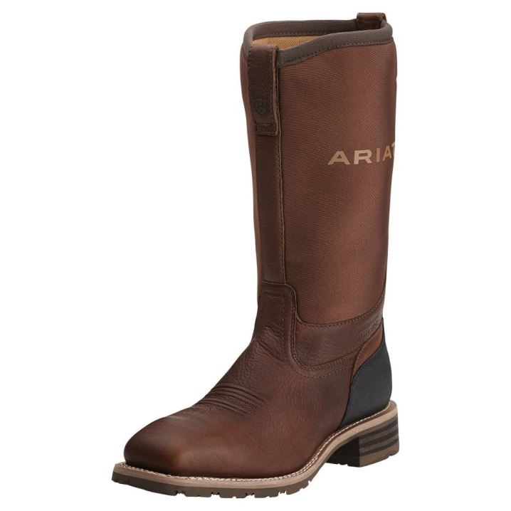 Ariat Hybrid All Weather Wasserdichte Steel Kappe Arbeits Boot Braun | pk9HC5UC