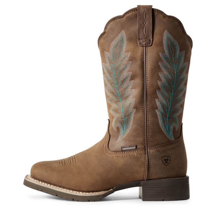 Ariat Hybrid Rancher Wasserdichte 400g Western Boot Braun | EYeqoTUW