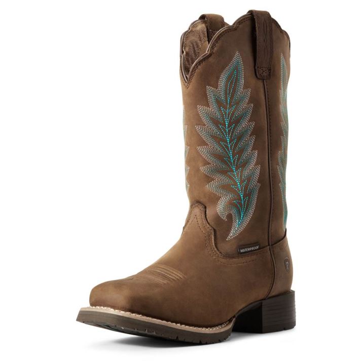 Ariat Hybrid Rancher Wasserdichte 400g Western Boot Braun | EYeqoTUW