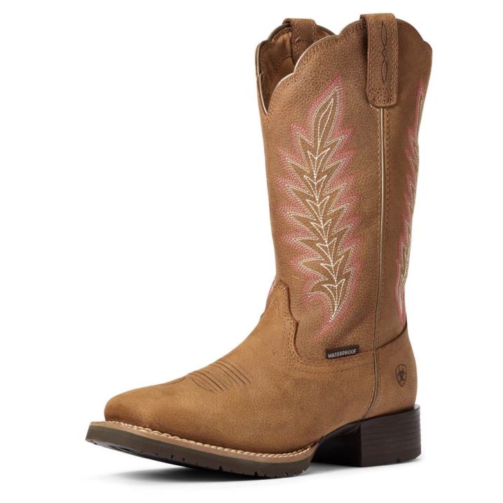 Ariat Hybrid Rancher Wasserdichte Western Boot Braun | r2wNMv1x