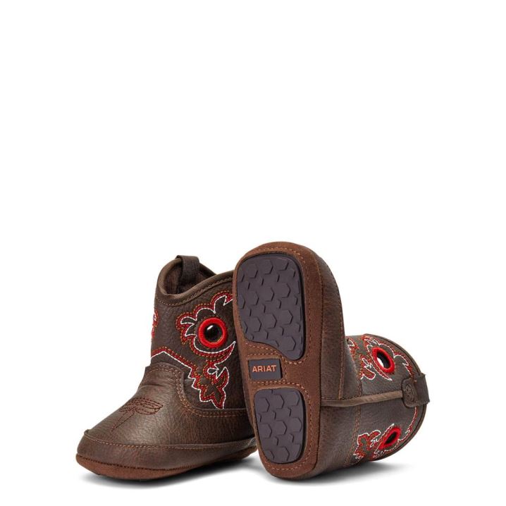 Ariat Infant Lil' Stompers Rough Stock Boot Braun | oc8OAoxM