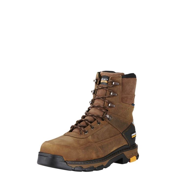 Ariat Intrepid 8" Wasserdichte Composite Kappe Arbeits Boot Braun | 3eCqDiEM