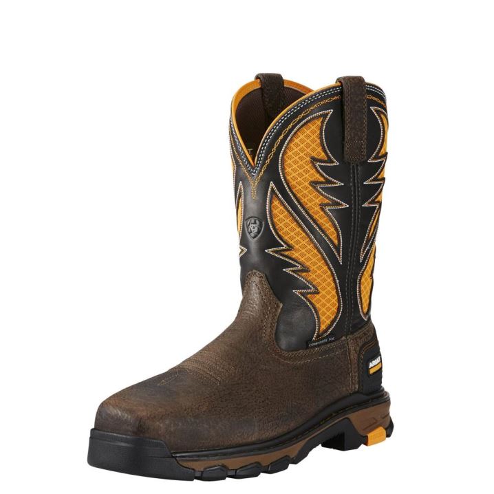 Ariat Intrepid VentTEK Composite Kappe Arbeits Boot Braun | RD44pNUR